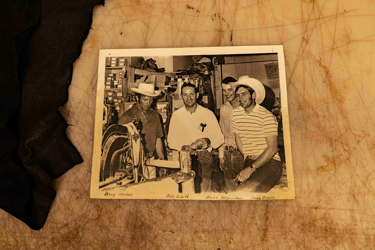 Vintage photo from Shawn's leather shop