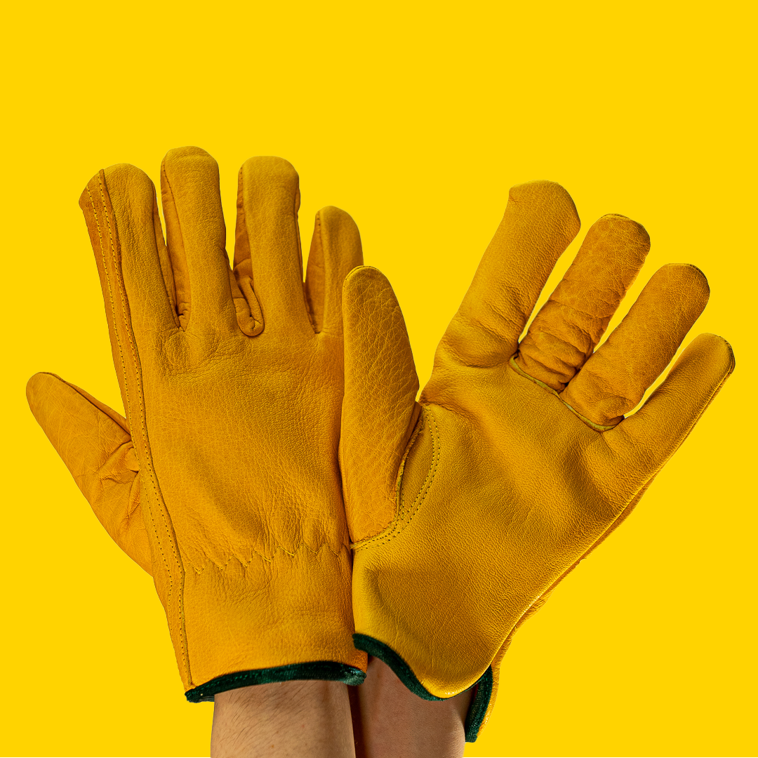 Advanced Gloves Buffalo Hide Driver Gloves S-410 Medium / Fleece Insulation / 1 pair